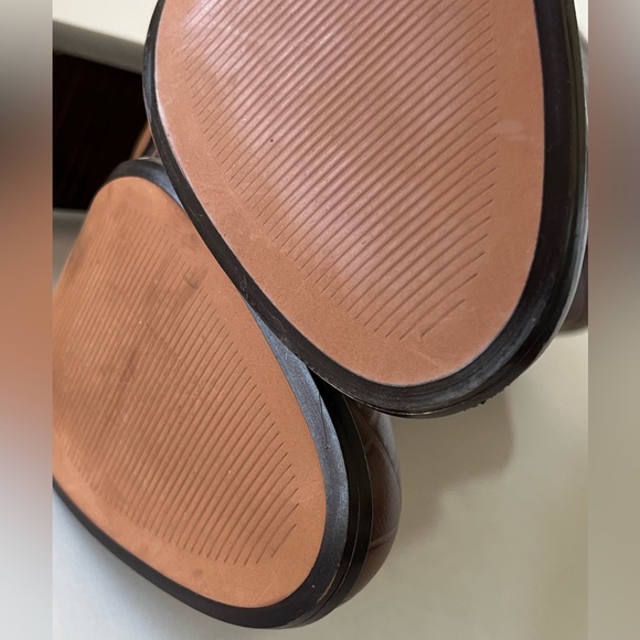 Madewell The Mira Side-Seam Ankle Boots Croc Embossed Boho Brown Leather Size 8 - Picture 11 of 15